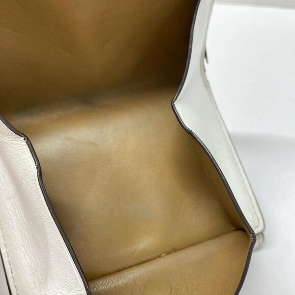 Auth COACH Mini Signature 91806 Cream PVC Leather - Trifold Wallet - Picture 7 of 8